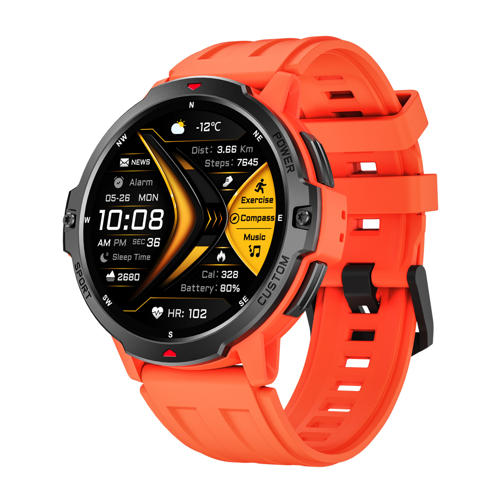 Smartwatch Running Watches For Men - นาฬิกาสมาร์ทวอทช์ GPS สำหรับกิจกรรมกลางแจ้ง พร้อมระบบ GNSS ในตัว