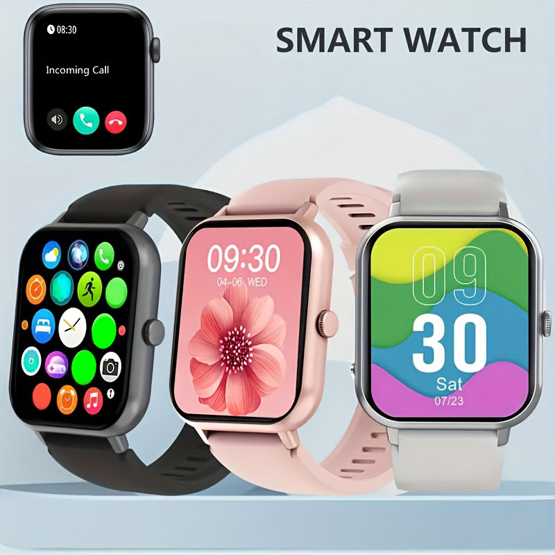 Smartwatch Iphone Watch For Men - สมาร์ทวอทช์1.44นิ้วการโทร/โทรแบบไร้สายโหมดกีฬาหลากหลายเหมาะสำหรับผู้ชายและผู้หญิงนาฬิกากีฬาสำหรับ iPhone/Andriod