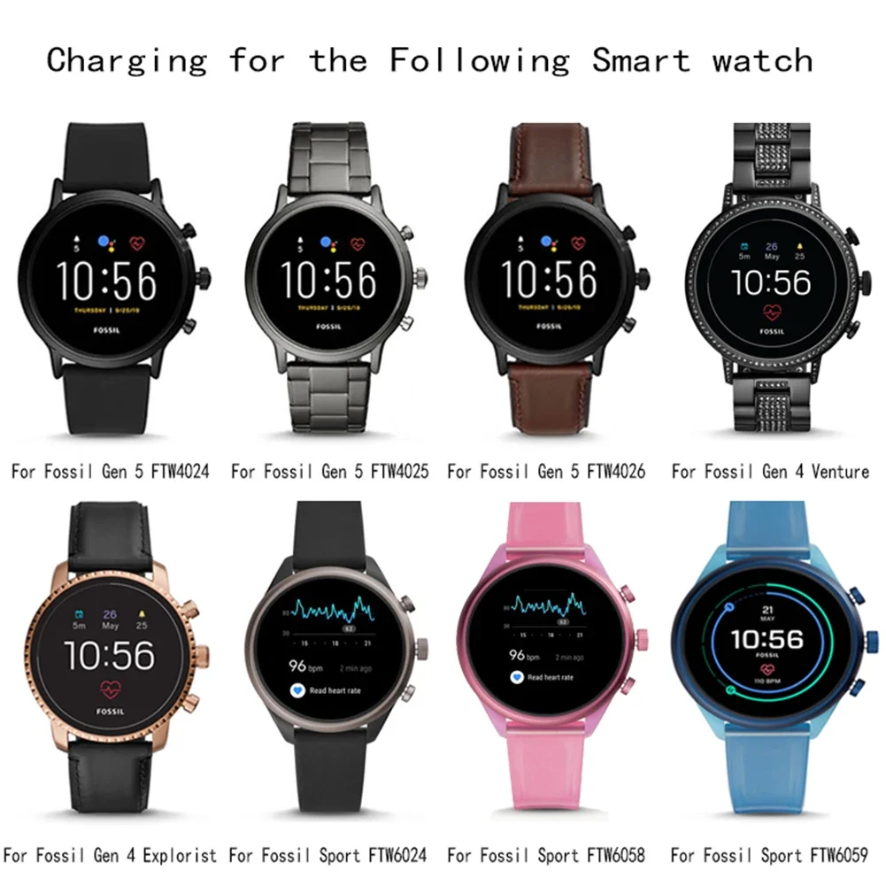 Fossil Watches Smartwatch Gen 4 - สายชาร์จพาวเวอร์ซัพพลายสําหรับ Fossil Gen 6/5/4 Sport Smart