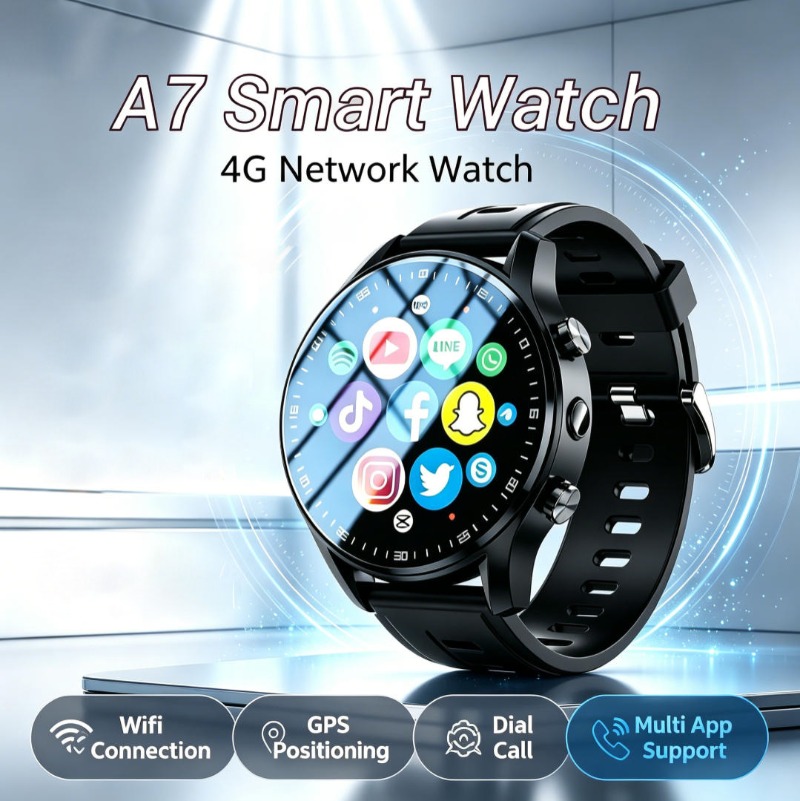 Smartwatch Running Watches For Men - สมาร์ทวอทช์ Android A7 รองรับการโทร ระบบ GPS
