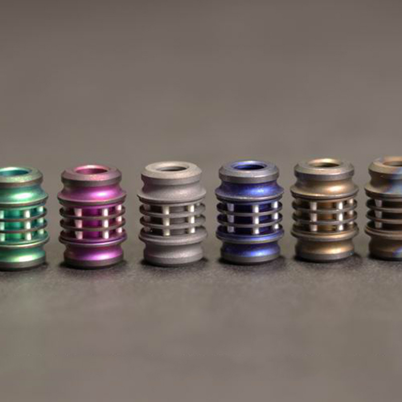 Tritium Gas Tube - 1PC ไทเทเนียมอัลลอยด์มีดลูกปัดจี้พาราคอร์ดกลางแจ้ง DIY ตกแต่งแคมป์ปิ้ง EDC เครื่องมือ
