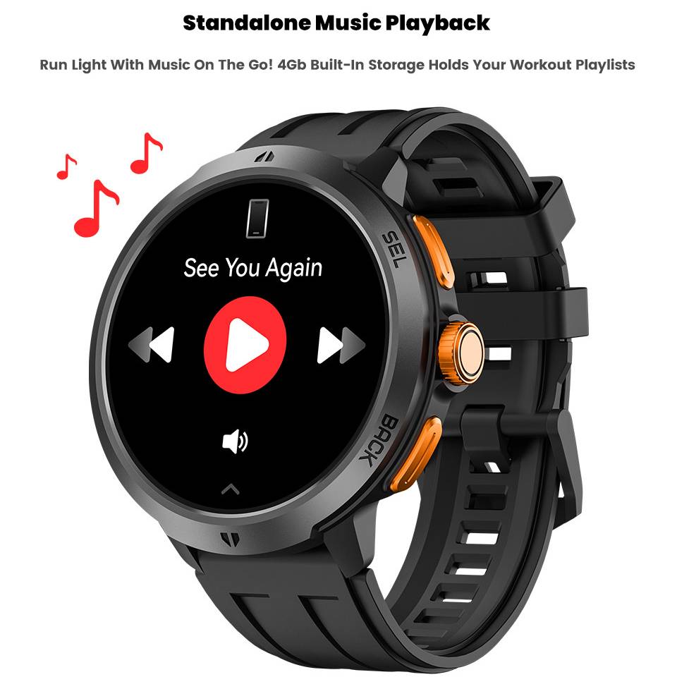 Smartwatch Running Watches For Men - LEADOYS C33 นาฬิกาข้อมือกีฬาผู้ชายสมาร์ทวอทช์ 60 วันไม่ต้องชาร์จว่ายน้ำวิ่งพร้อมเพลงจัดส่งฟรีคุณภาพสูง