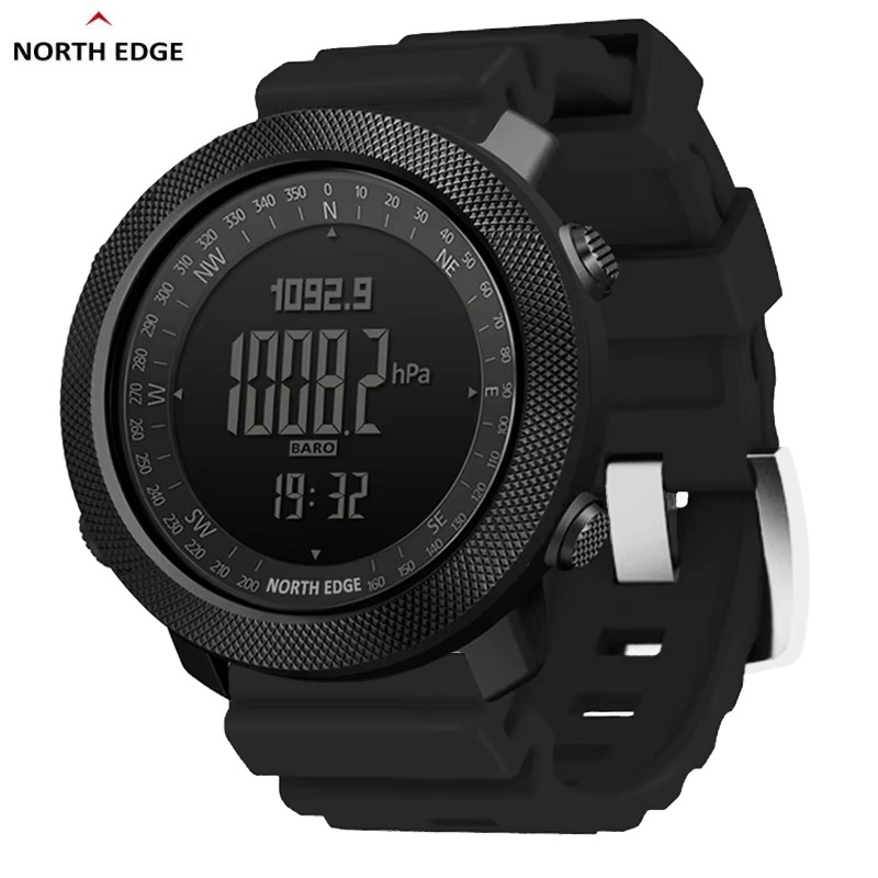 Altimeter Compass Watch - NORTH EDGE นาฬิกาสําหรับชาย APACHE 50 มม.วิ่งกลางแจ้งว่ายน้ํากีฬา