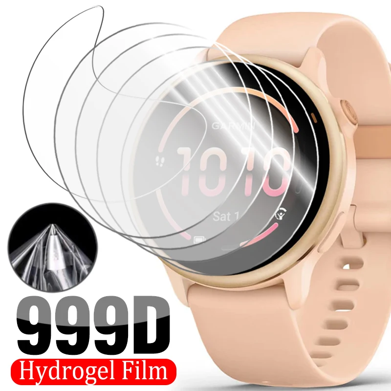 Xwatch Smartwatch - ตัวป้องกันหน้าจอแบบนุ่มสำหรับการ์มิน วีโวแอคทีฟ 6 5 สมาร์ทวอทช์ป้องกันรอยขีดข่วนไฮโดรเจล TPU