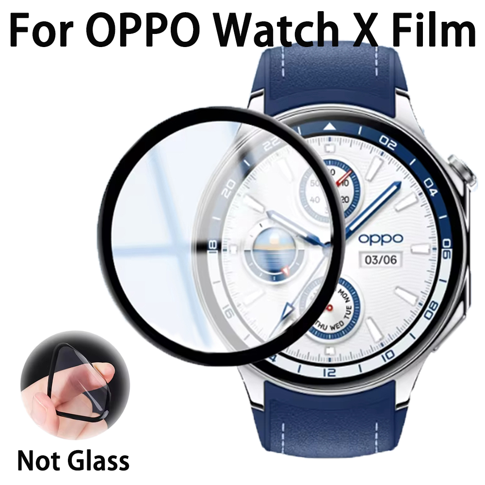Xwatch Smartwatch - ตัวป้องกันหน้าจอสําหรับ OPPO Watch X ฟิล์มป้องกันรอยขีดข่วนฟิล์มครอบคลุมเต็มรูปแบบอุปกรณ์เสริม smartwatch