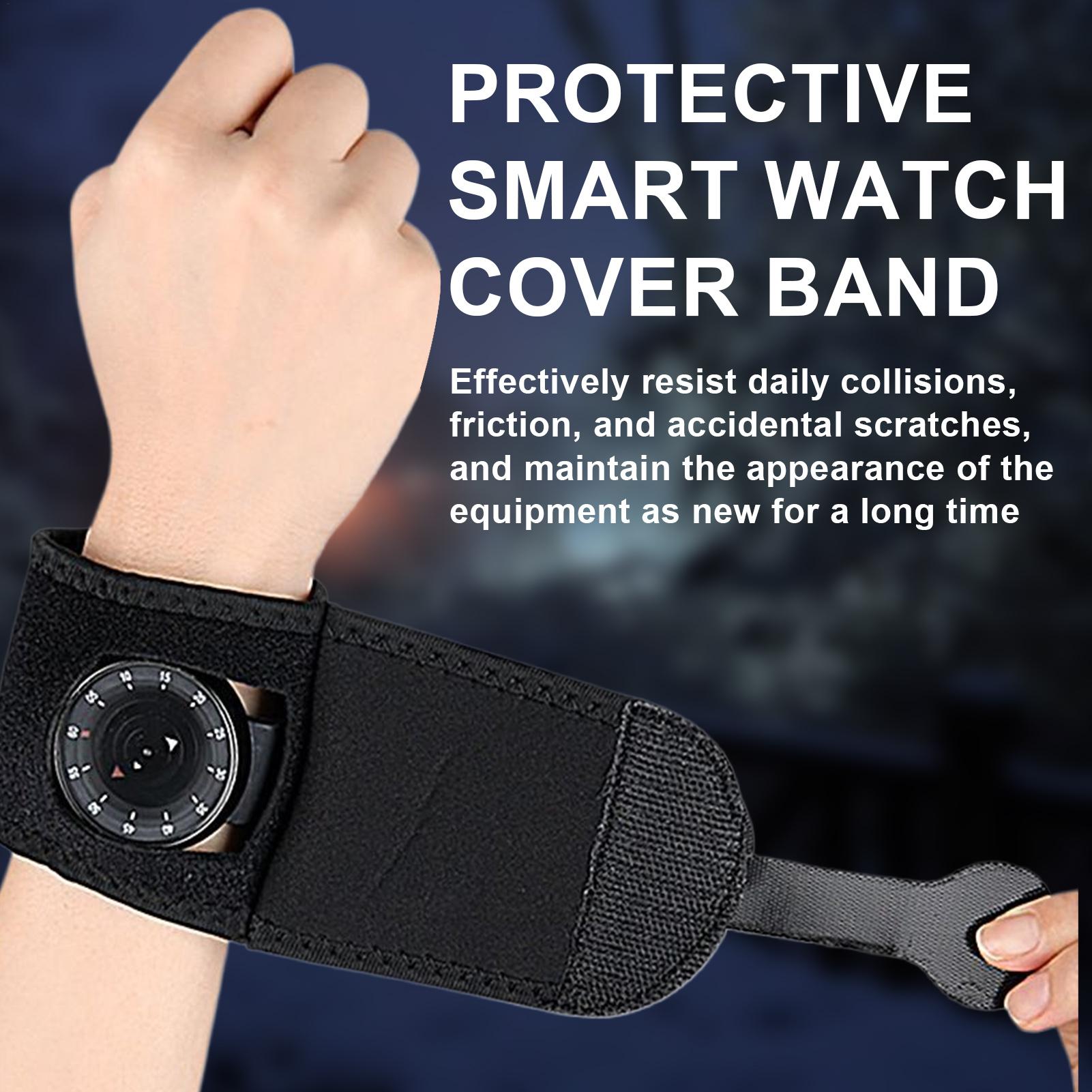 Smartwatch Running Watches For Men - สายรัดนาฬิกา สายรัดข้อมือป้องกันการกระแทก ป้องกันเหงื่อ ทนต่อสภาพอากาศ สายรัดข้อมือสำหรับวัยรุ่น วิ่งออกกำลังกาย