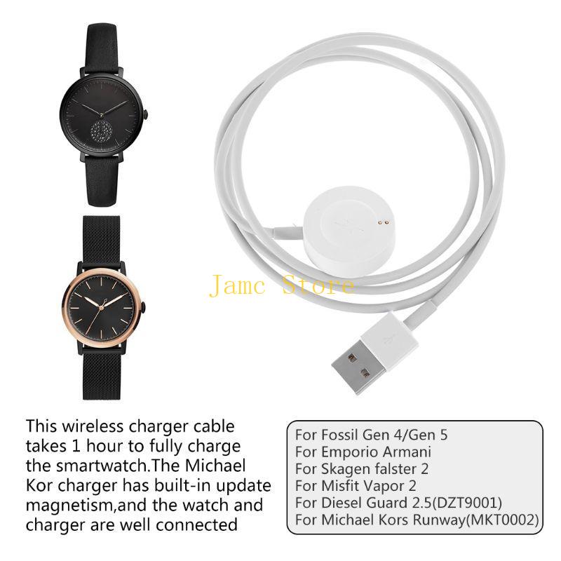 LX0B Power Adapter Cradle Dock - Fossil Watches Smartwatch Gen 4 บทวิจารณ์และราคา