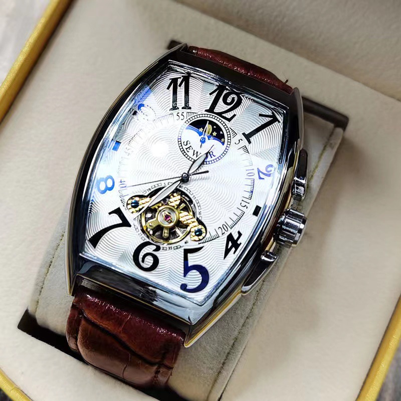 SEWOR นาฬิกากลไกชาย Tourbillon - Seiko Watch Presage บทวิจารณ์และราคา