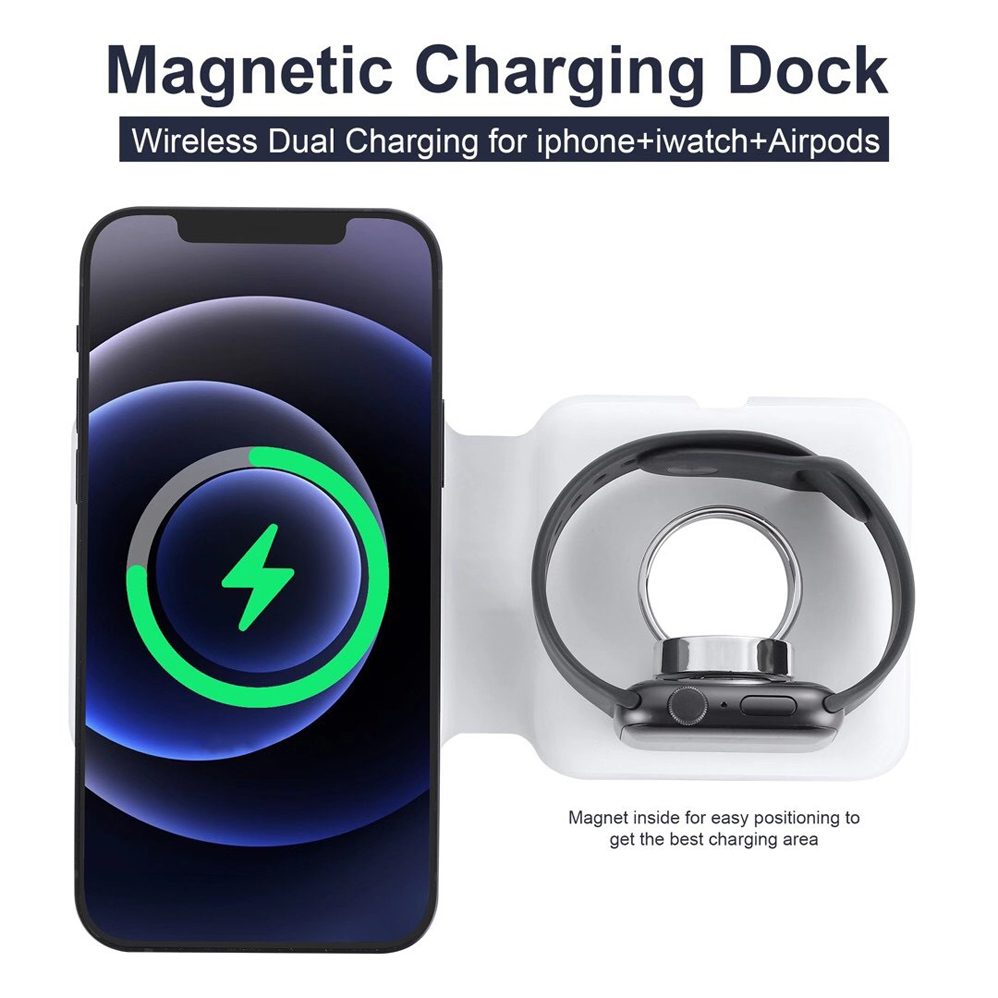 2IN1 Magsafe Duo Magnetic Wire - Xwatch Smartwatch บทวิจารณ์และราคา