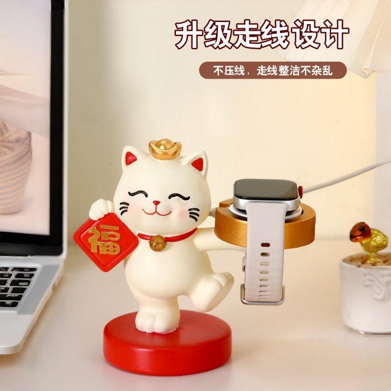 แท่นชาร์จนาฬิกา Lucky Cat สำหร - Watch Charging Dock บทวิจารณ์และราคา