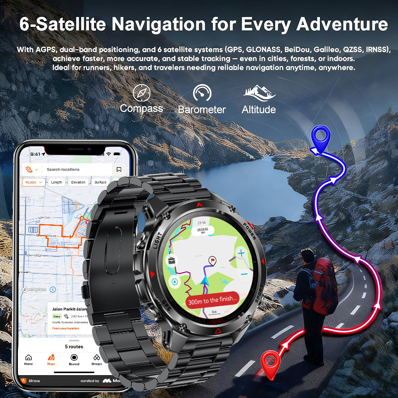 นาฬิกาอัจฉริยะ T-Rex 3 Pro ระด - Altimeter Compass Watch บทวิจารณ์และราคา