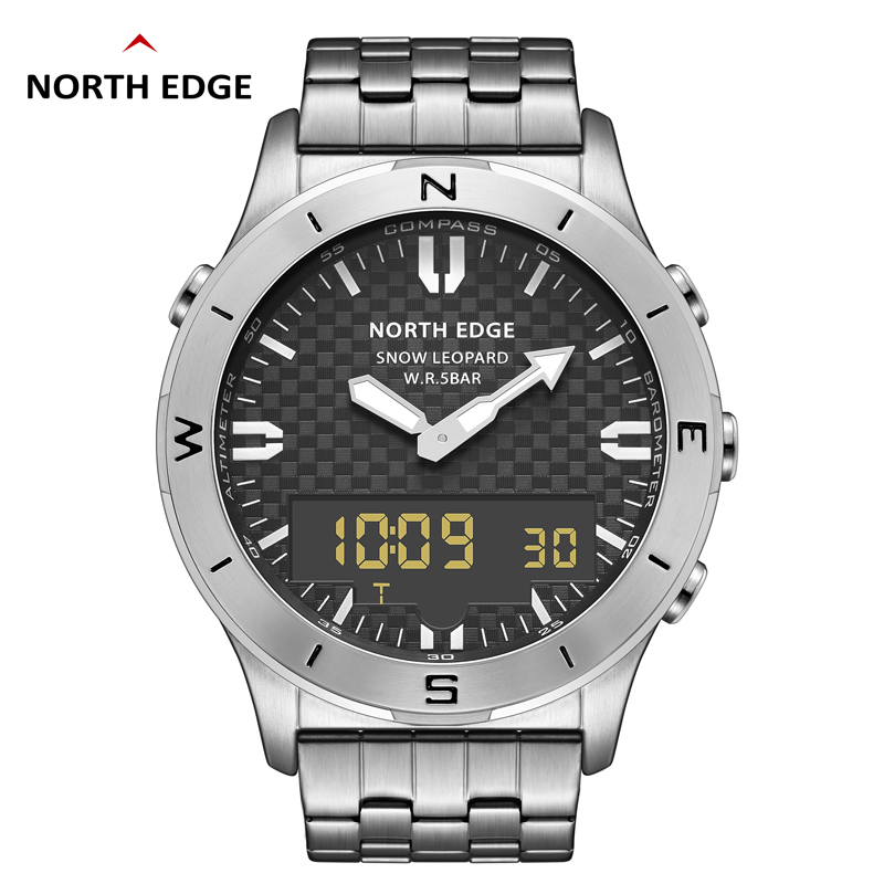 NORTH EDGE นาฬิกาดิจิตอลสำหรับ - Altimeter Compass Watch บทวิจารณ์และราคา
