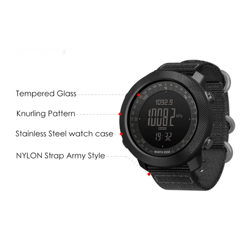 NORTH EDGE นาฬิกาสําหรับชาย AP - Altimeter Compass Watch บทวิจารณ์และราคา