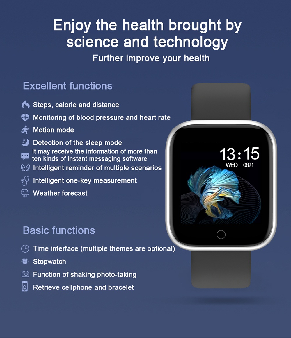 ผู้หญิง IP68กันน้ำสมาร์ทนาฬิกา - Smartwatch Iphone Watch For Men บทวิจารณ์และราคา