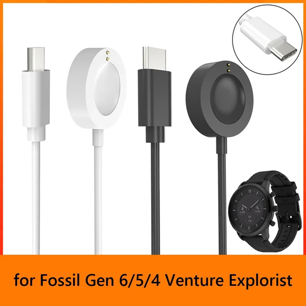 1M USB Type-C แท่นชาร์จแม่เหล็ - Fossil Watches Smartwatch Gen 4 บทวิจารณ์และราคา