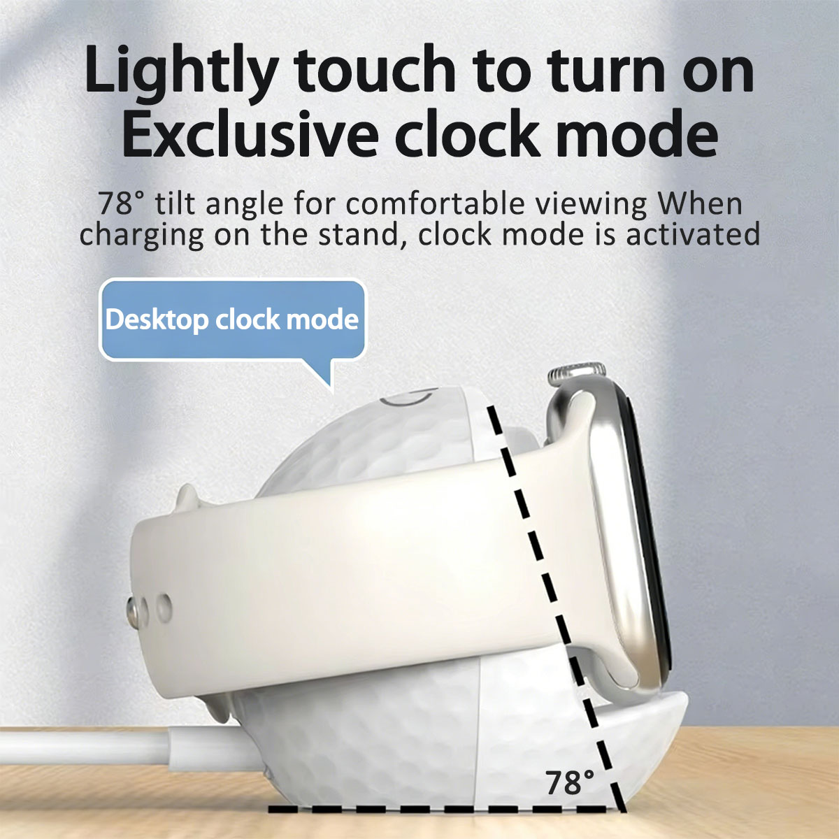 แท่นชาร์จไร้สายแบบพกพาพร้อมไฟ  - Watch Charging Dock บทวิจารณ์และราคา