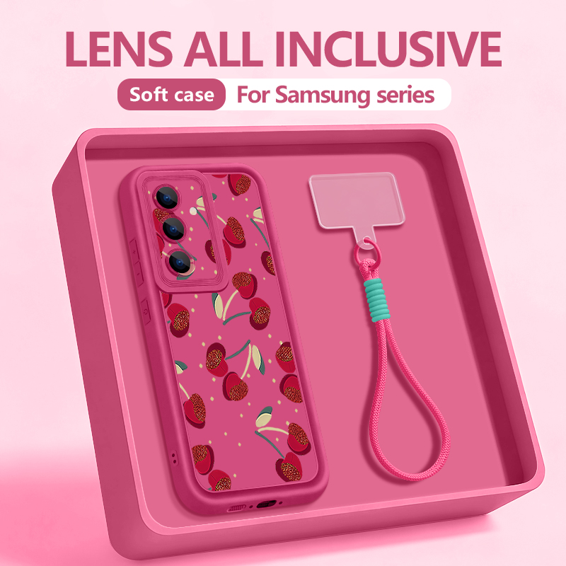 เคสโทรศัพท์ลายเชอร์รี่เล็กๆ พร - Samsung Galaxy Strap บทวิจารณ์และราคา
