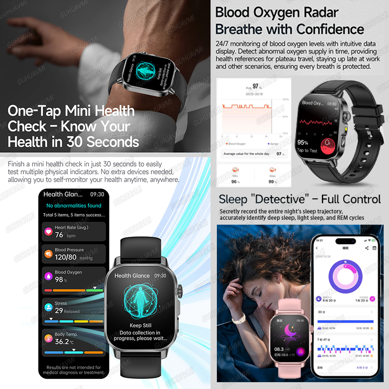 สมาร์ทวอทช์เพื่อสุขภาพรุ่นใหม่ - Smartwatch Watches Price บทวิจารณ์และราคา