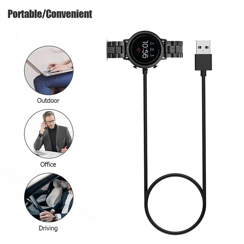 แท่นชาร์จแม่เหล็ก USB 1M สำหรั - Fossil Watches Smartwatch Gen 4 บทวิจารณ์และราคา