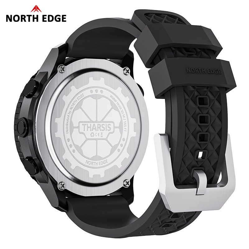 NORTH EDGE THARSIS ผู้ชายคาร์บ - Altimeter Compass Watch บทวิจารณ์และราคา