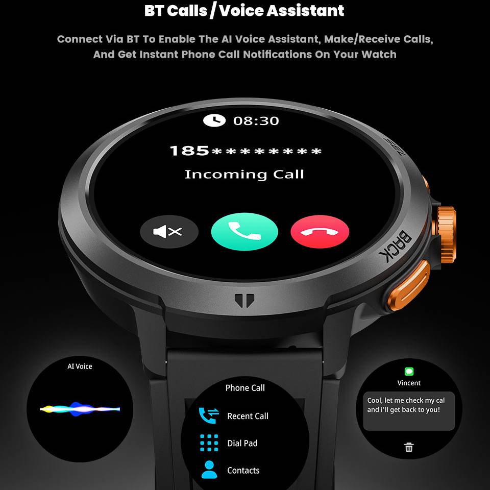 นาฬิกาอัจฉริยะ LEADOYS C33 พร้ - Smartwatch Running Watches For Men บทวิจารณ์และราคา
