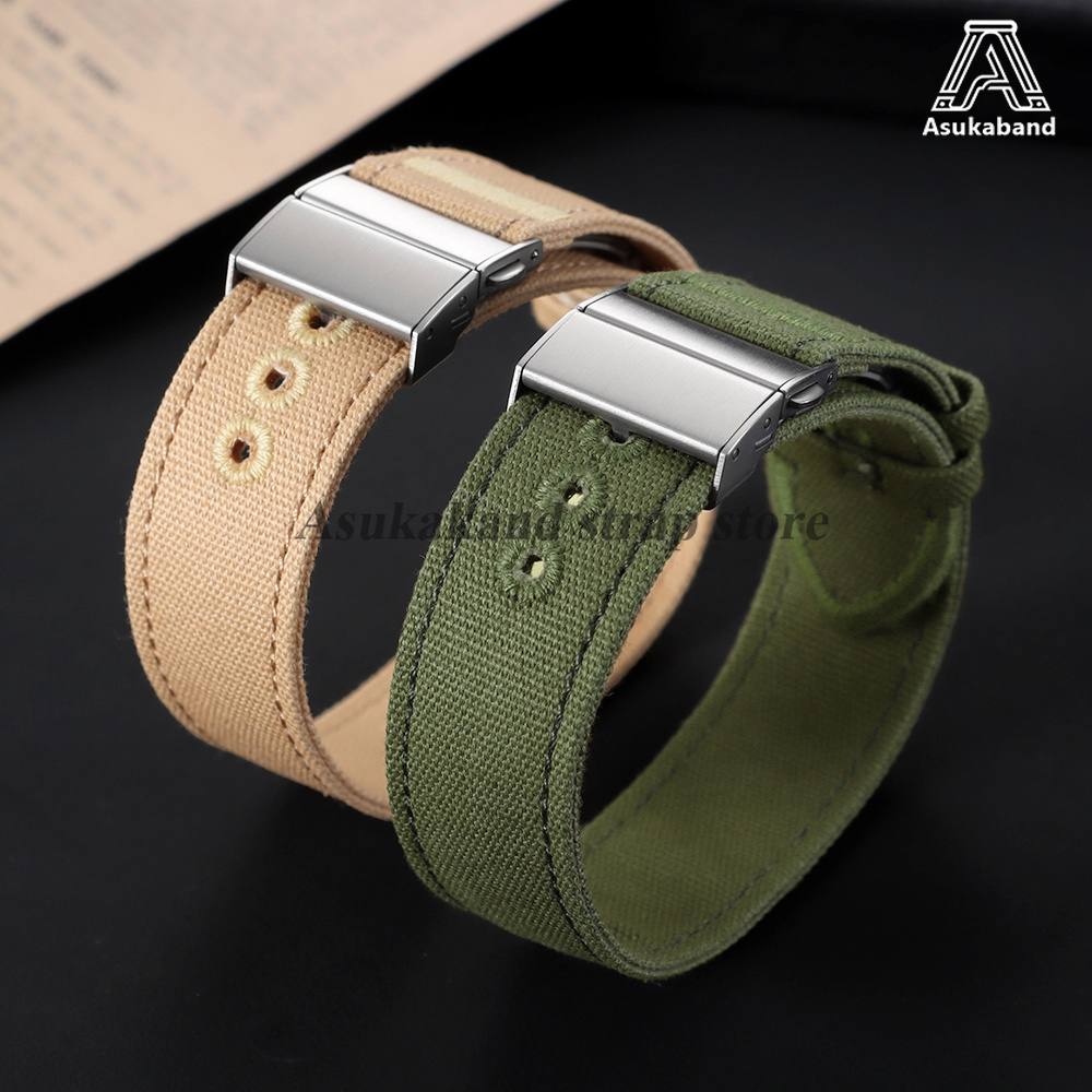20 มม.22 มม.สายนาฬิกาไนลอนสำหร - Smartwatch Casio Watches For Men บทวิจารณ์และราคา
