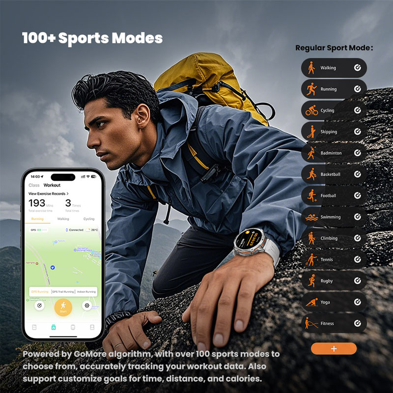 2026 ใหม่ TANK X3 Pro 1000mAh  - Altimeter Compass Watch บทวิจารณ์และราคา