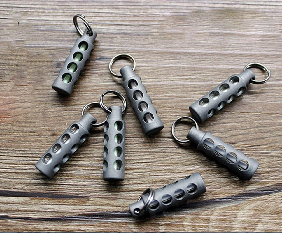 พวงกุญแจโลหะผสมไทเทเนียม TC4 1 - Tritium Gas Tube บทวิจารณ์และราคา