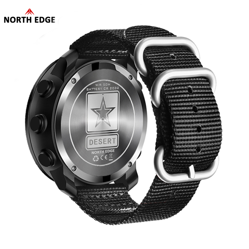 NORTH EDGE DESERT นาฬิกาดิจิตอ - Altimeter Compass Watch บทวิจารณ์และราคา